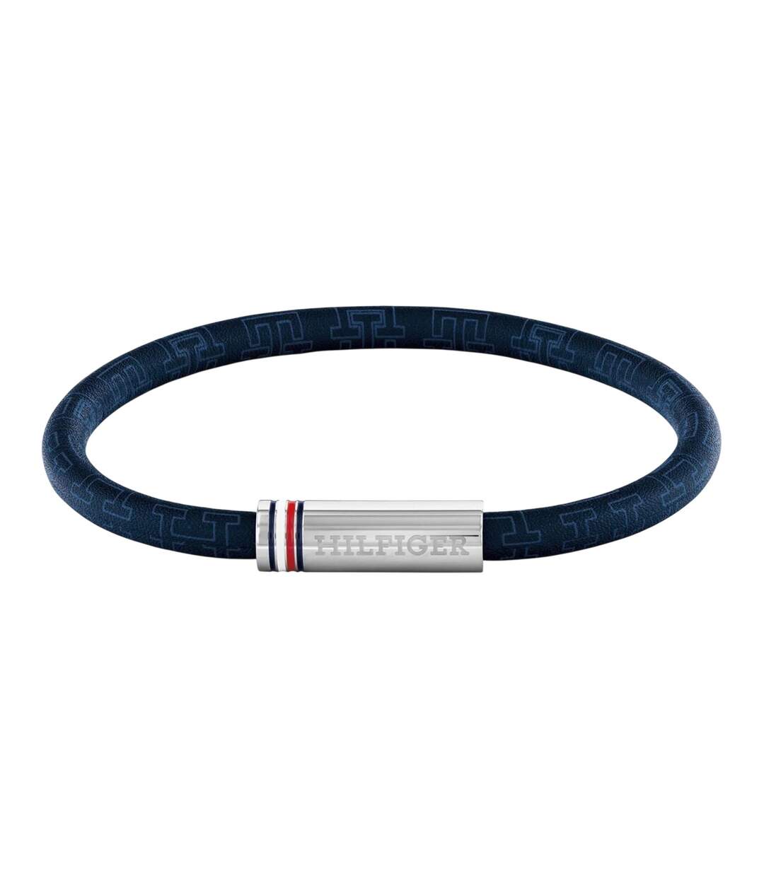 Leather Everyday Bracelet One Size Blue Tommy Hilfiger-1