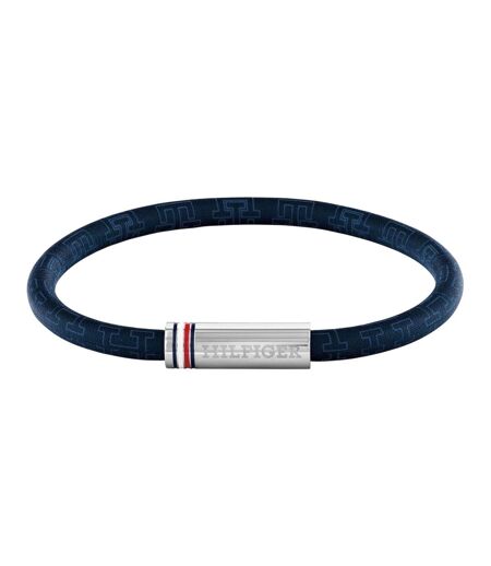 Leather Everyday Bracelet One Size Blue Tommy Hilfiger