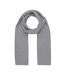 Childrens/kids Plain Knitted Scarf L Grey Tommy Hilfiger-1