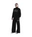 Ensemble Pantalon De Survêtement Motif/style Contour Du Logo Femme Noir Rose Nike-1