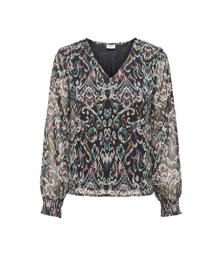 Blouse noir imprimé femme jdy jonna - l