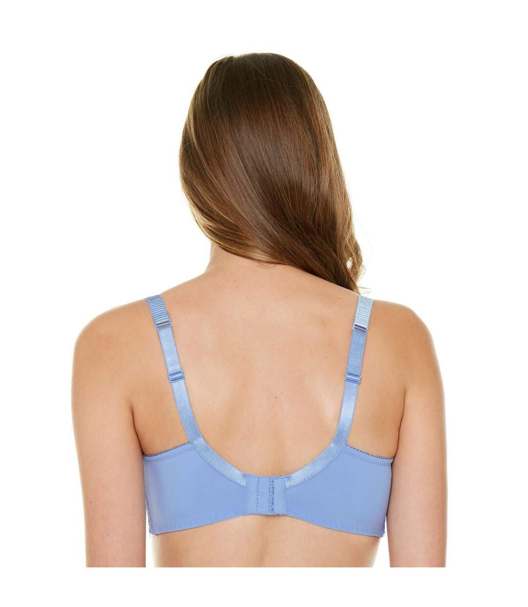 Soutien-gorge emboitant bonnets C, D et E bleu ciel Elena-4