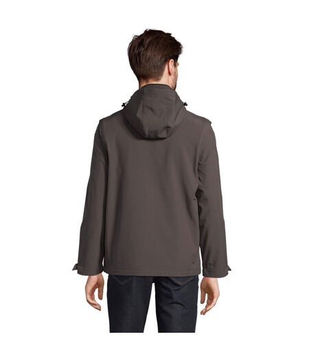 Veste Softshell Falcon Adulte Gris Charbon Uni SOLS