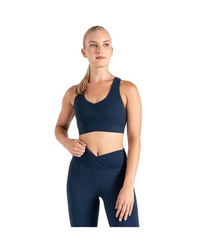 Womens/ladies revived sports bra moonlight denim Dare 2B