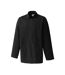 Unisex Adult Essential Long-sleeved Chef Jacket Black Premier-1
