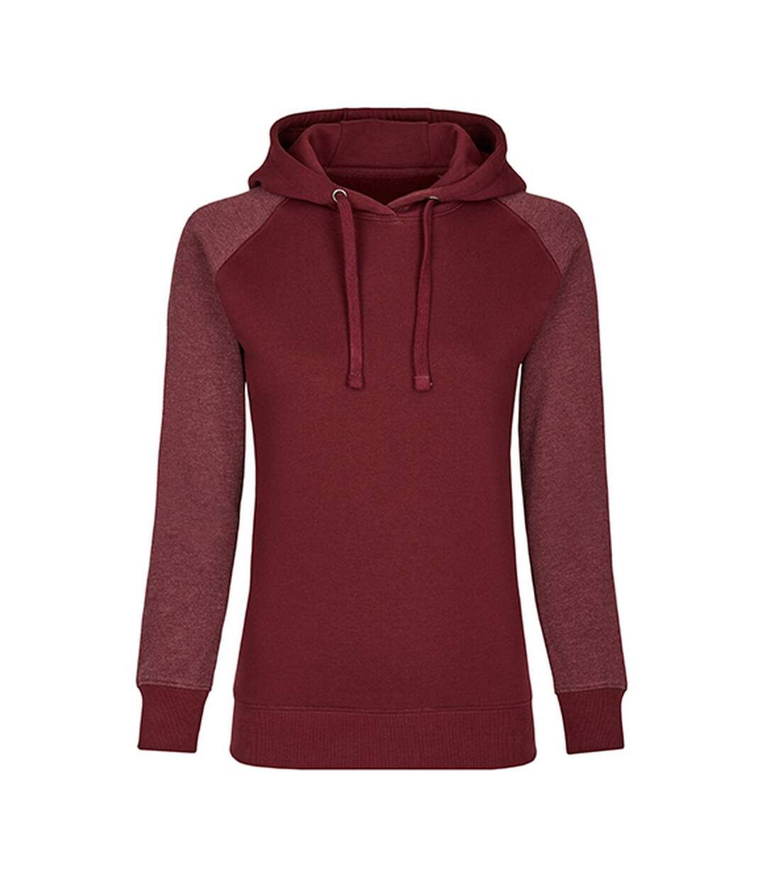 Sweat À Capuche My Mate Femme Bordeaux Bordeaux Chiné Miners Mate-1