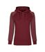 Sweat À Capuche My Mate Femme Bordeaux Bordeaux Chiné Miners Mate-1