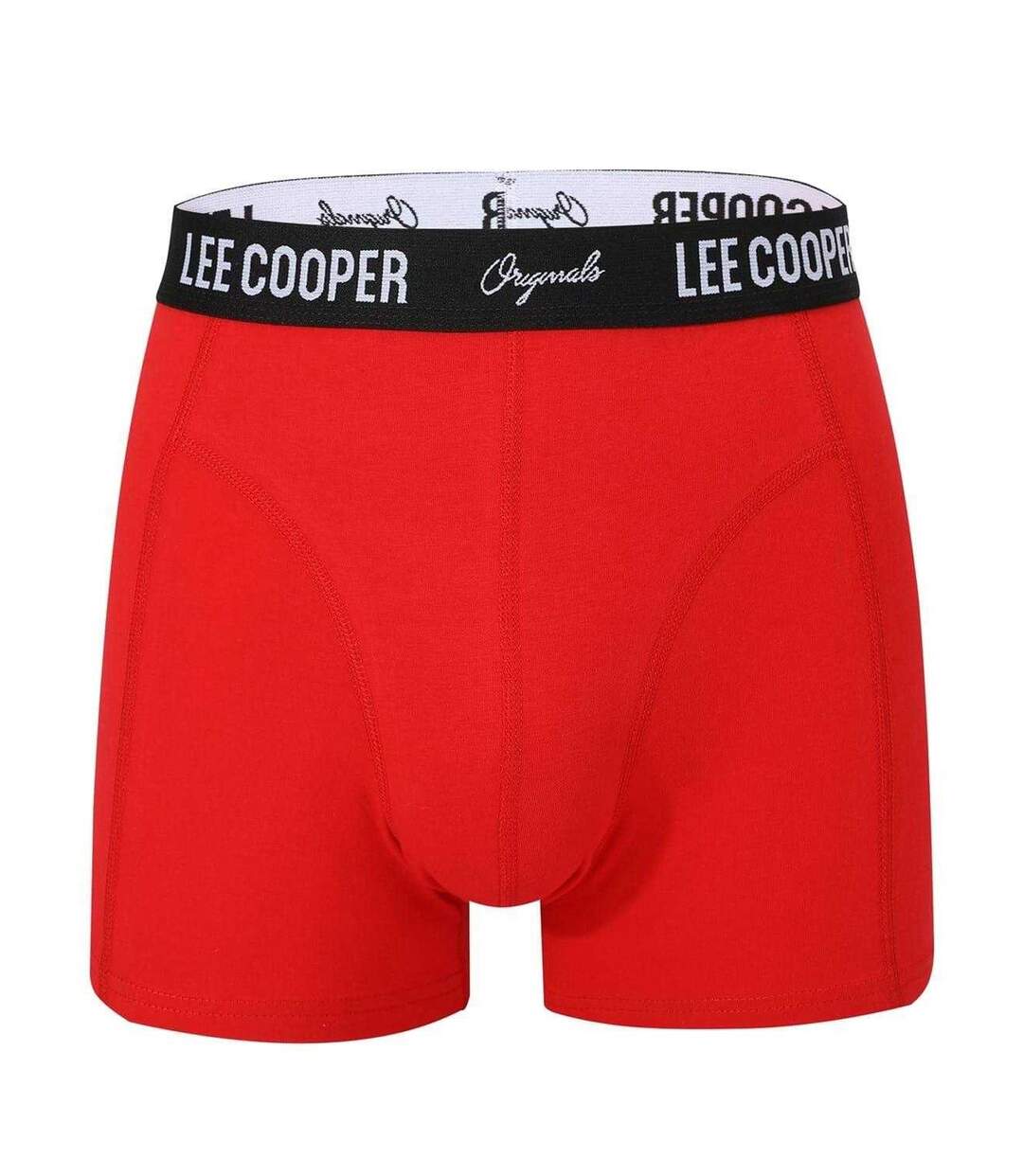 Pack Of 10  Mens Boxer Shorts  Black Grey Red White Lee Cooper-4