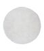 Tapis Rond Design Grace 200cm Blanc-1