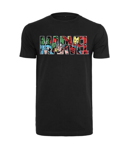 T-shirt Motif/style Avengers Logo Character Homme Noir MerchCode