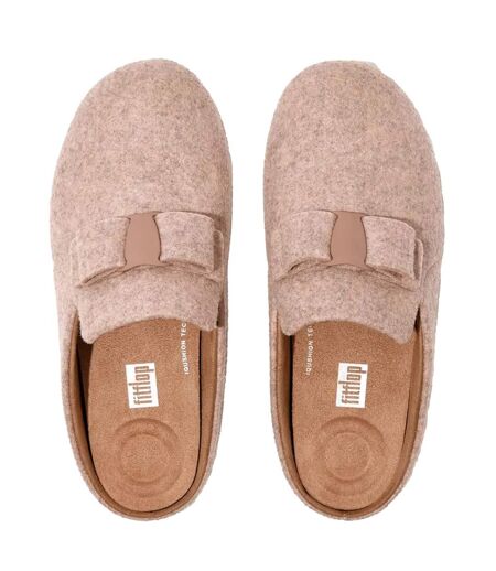 Chaussons Chrissie Haus E01 Femme Beige Fit Flop