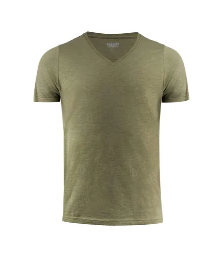 T-shirt Whailford Homme Vert Kaki Foncé James Harvest