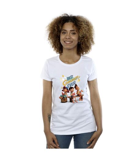 Disney T-shirt en coton Luca Best Summer Ever Womens/Ladies (Blanc) - UTBI26235