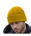 Bonnet adulte jaune foncé Beechfield