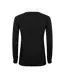 Polo De Rugby 100% Coton Femme Noir Blanc Front Row-2