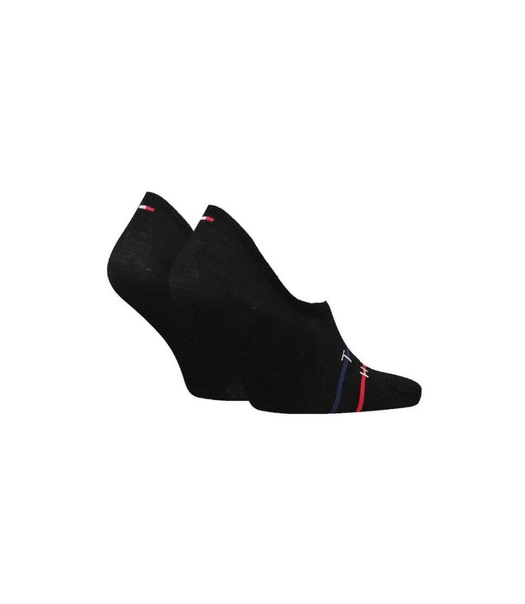 Socquettes Motif/style Rayures Contrastées Homme Noir Tommy Hilfiger-2