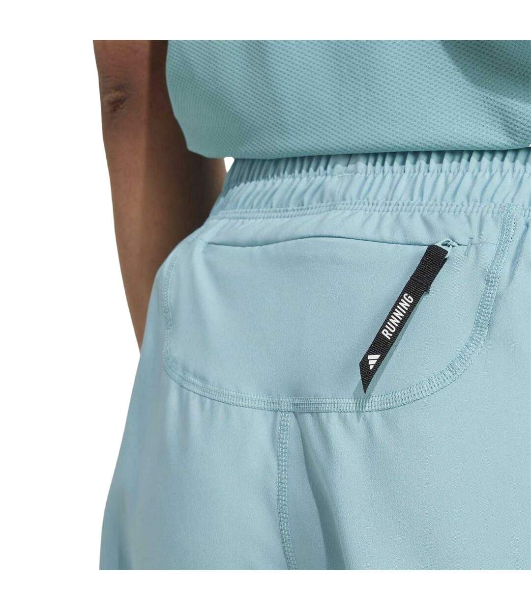 Short De Course Own The Run Femme Turquoise Pâle Adidas-4