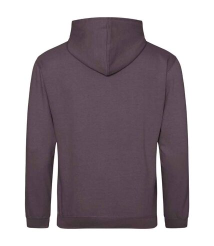 Sweat à capuche college adulte violet sombre Awdis Awdis