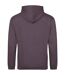 Sweat à capuche college adulte violet sombre Awdis