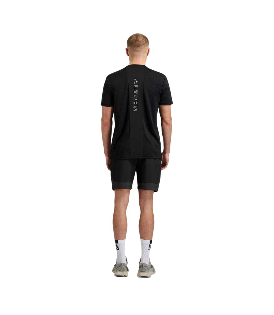 Short De Course Elliot Tech Homme Noir Gris Chiné ALTRYN-2