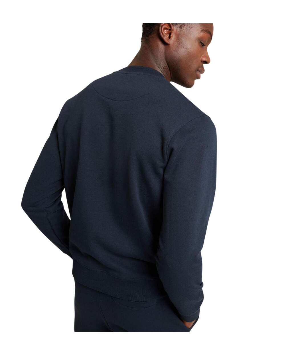 Mens Cotton Sweatshirt Navy Ted Baker-4