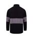 Front Row Unisex Adult Panelled Quarter Zip Sweater (Black/Charcoal)