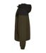Veste Coupe-vent Adulte Olive Foncée Noir Build Your Brand-3