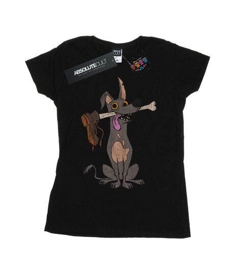 Disney T-shirt en coton Coco Dante with Bone Femme/Ladies (Noir) - UTBI14466