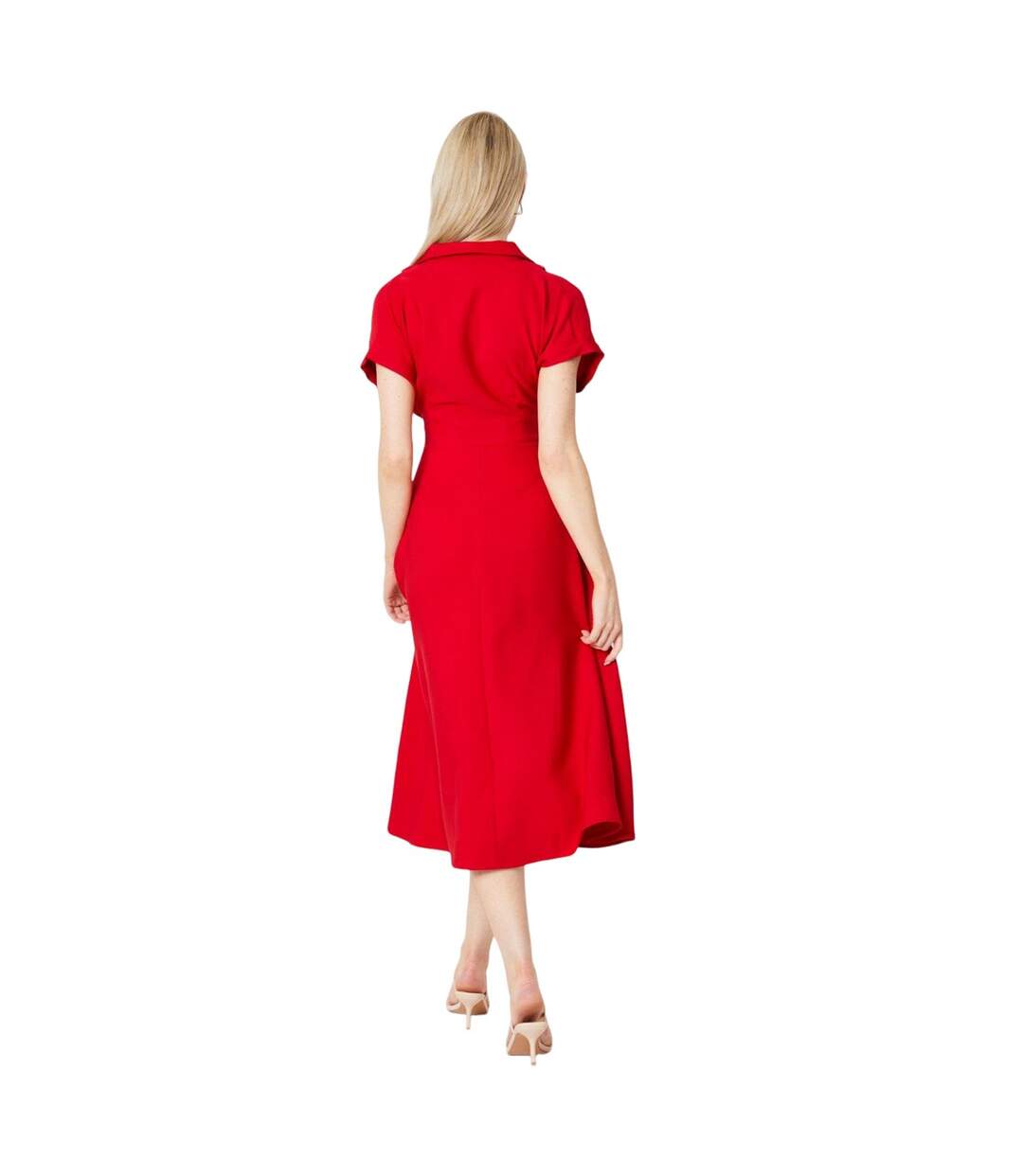 Robe mi-longue femme rouge Principles