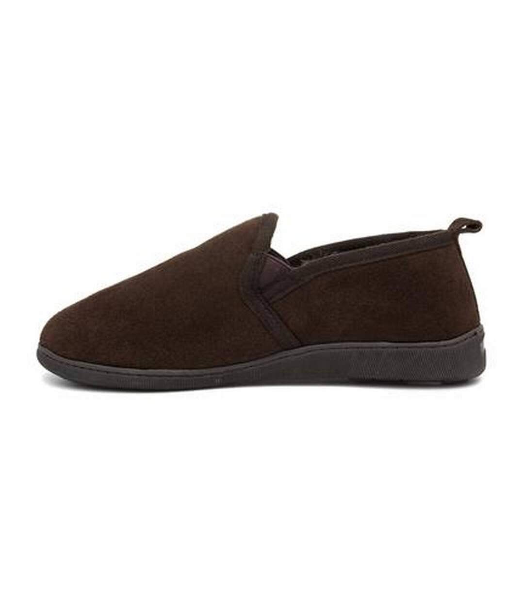 Chaussons arnold homme marron Hush Puppies-3