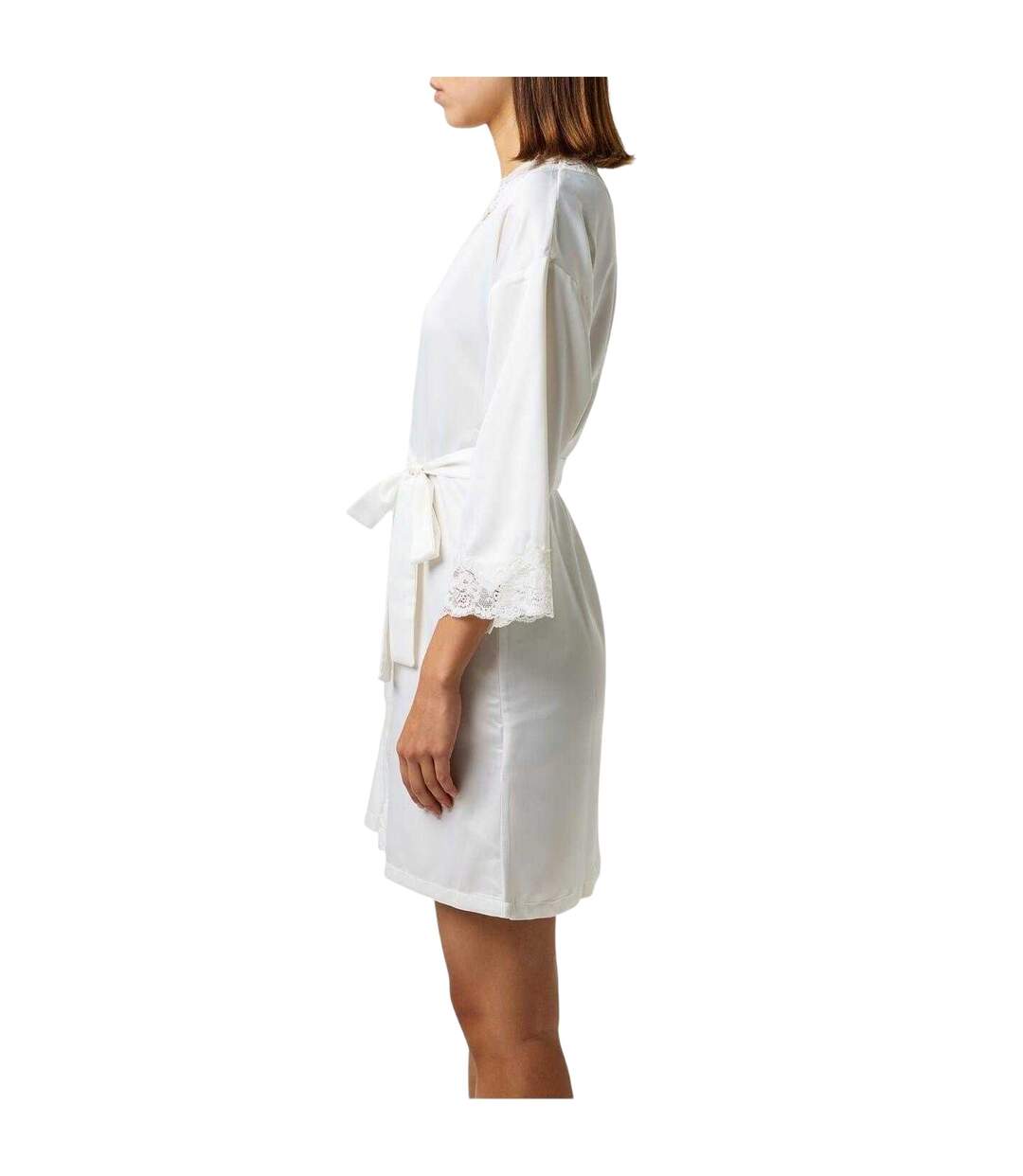 Peignoir Femme Blanc Cassé Ralph Lauren-4