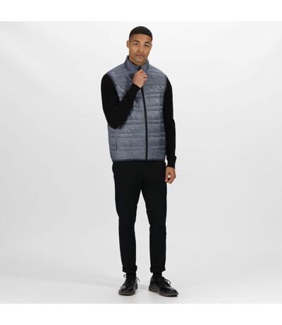 Professional Mens Firedown Insulated Bodywarmer Seal Grey Black Regatta