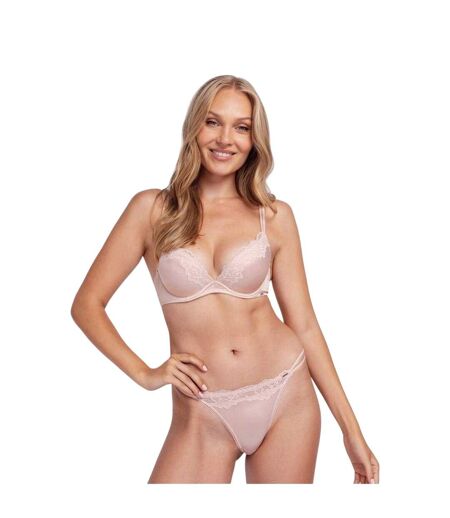 Womens/ladies Origins Plunge Bra Pink Dorina
