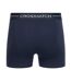 Pack of 3  Mens avocet boxer shorts  blue/navy/white Crosshatch-2