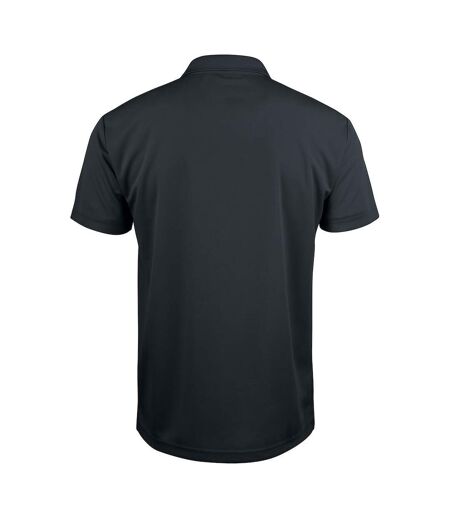 Unisex Adult Basic Active Polo Shirt Black Clique