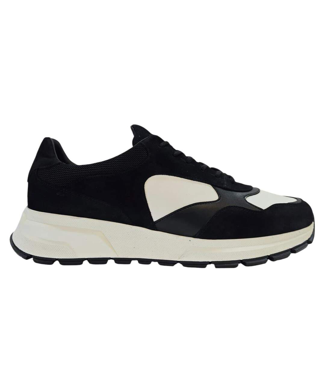 Baskets Martin Homme Blanc Noir Loyalti-1