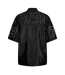 Womens/ladies Printed Relaxed Fit Overshirt  Black Puma-3
