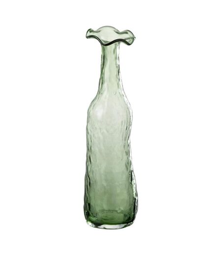 Vase Design en Verre Eclosion 33cm Vert