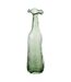 Vase Design en Verre Eclosion 33cm Vert-1