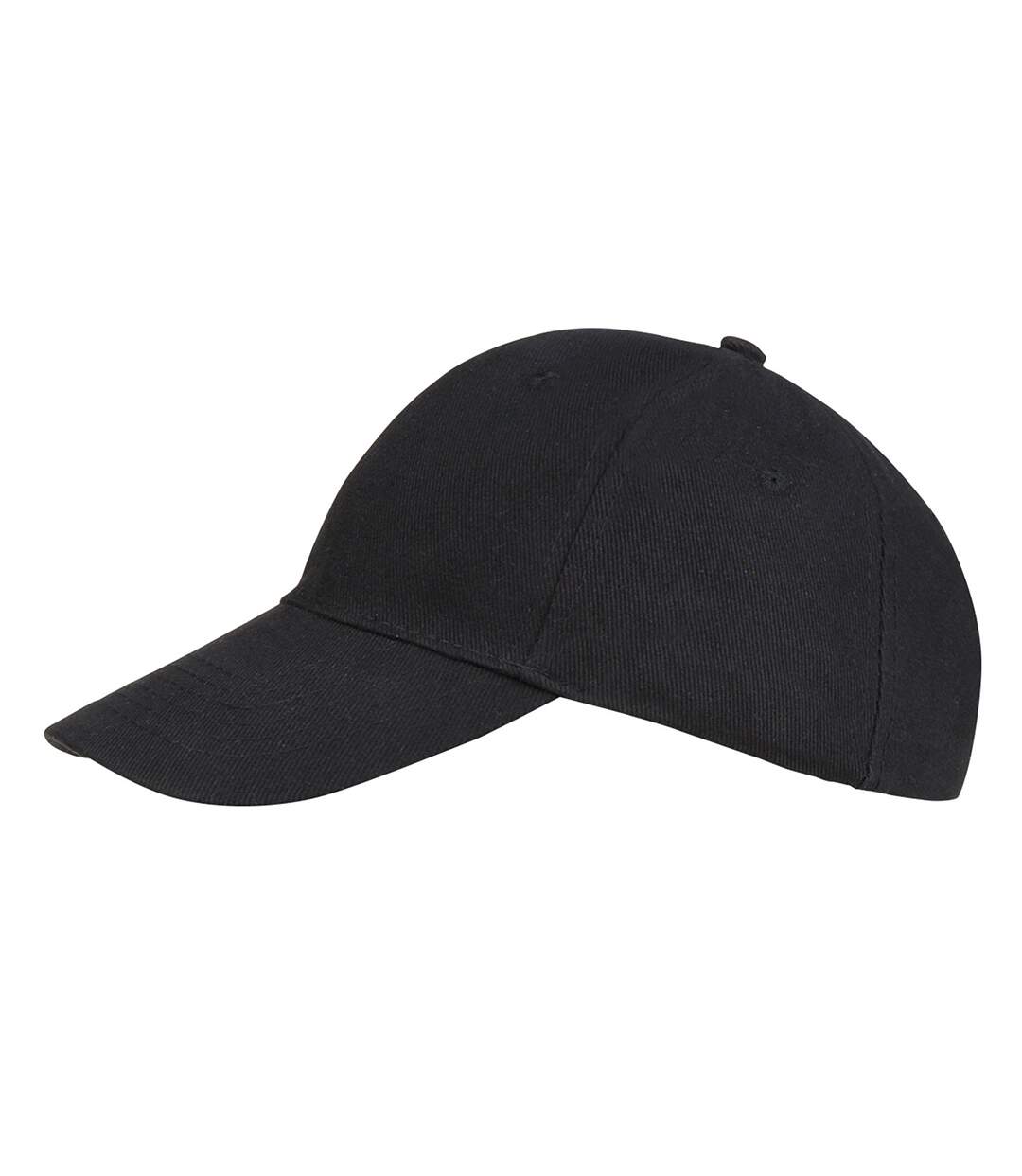 Casquette de baseball buffalo unisexe noir SOLS-3