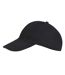 Casquette de baseball buffalo unisexe noir SOLS