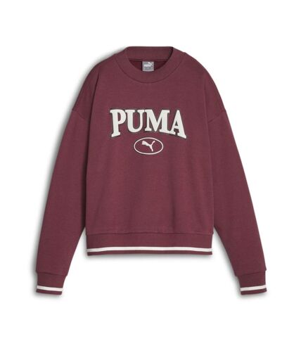 Sweat Bordeaux Femme Puma W Squad Crew - S