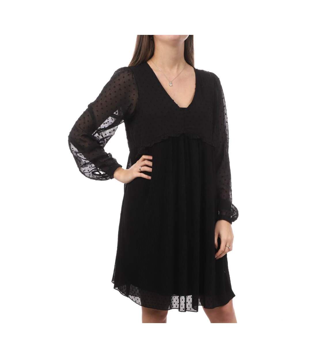 Robe Noir Femme Teddy Smith Phylomene - S-1