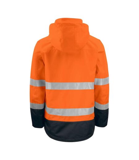 Mens Functional Reflective Tape Jacket Orange Black Projob