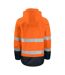Mens Functional Reflective Tape Jacket Orange Black Projob-2