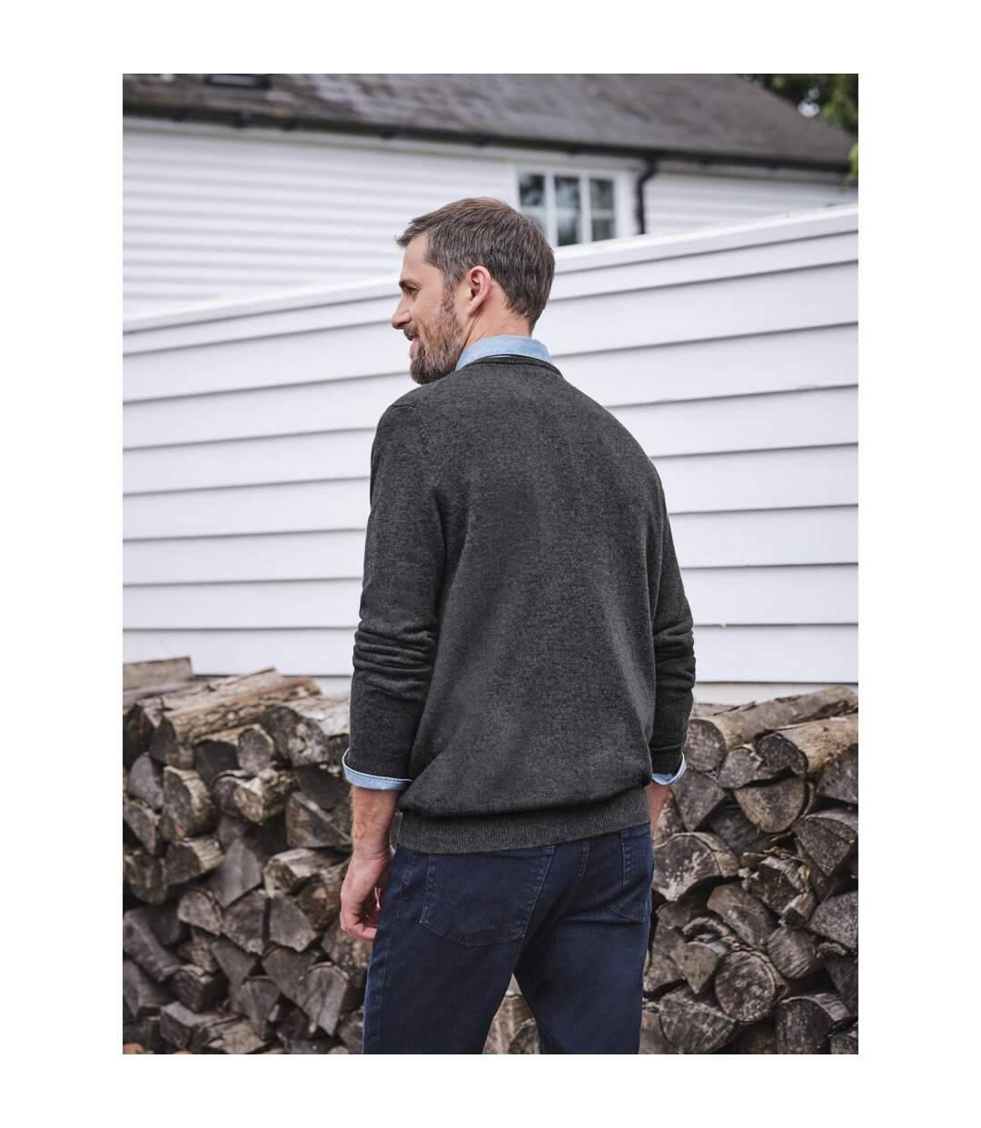 Pull Homme Anthracite WoolOvers-2