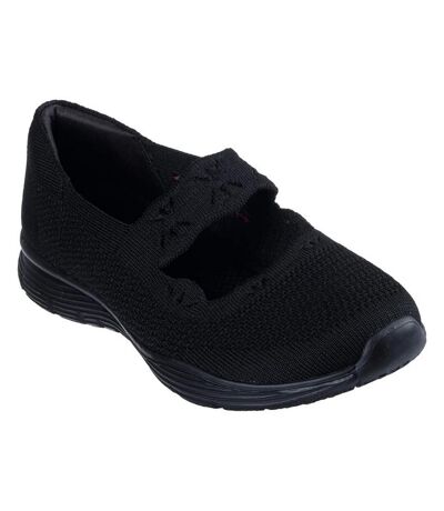 Womens/ladies Seager Cute N´ Coy Mary Janes Black Skechers