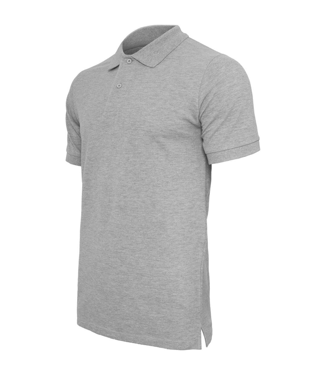 Polo Homme Gris Build Your Brand-3