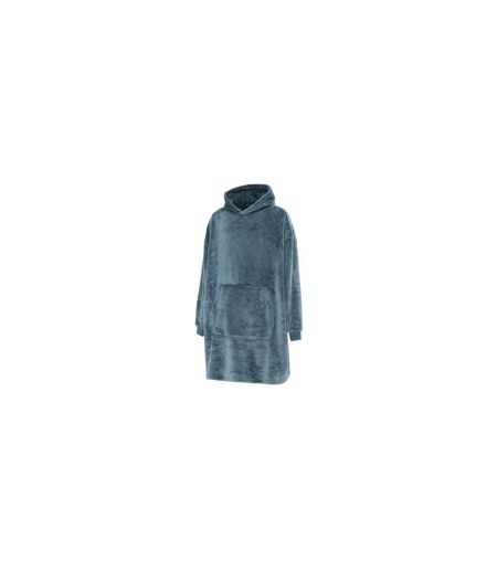Sweat À Capuche Surdimensionné Homme Bleu Sarcelle Howick