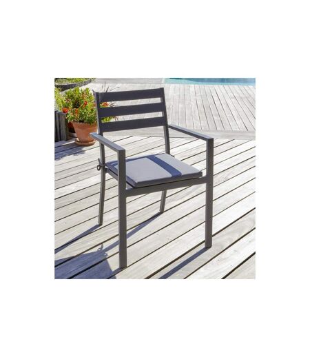 Fauteuil de Jardin Empilable Pelosa 85cm Gris Anthracite